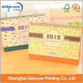 Wholesale 2015 Custom Cartoon Table Calendar/Desk Calendar/Notebook Calendar Tri-Fold Calendars Printing